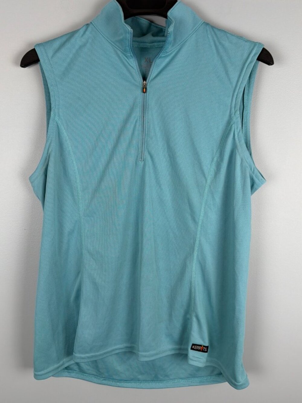 Kerrits Shirt Womens XL Green Sleeveless Lightweight Horse Riding Equestrian Top